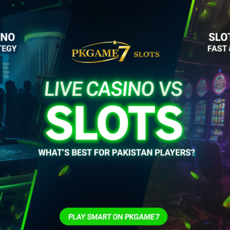 Live Casino vs Slot Games – What Suits Pakistan Players?